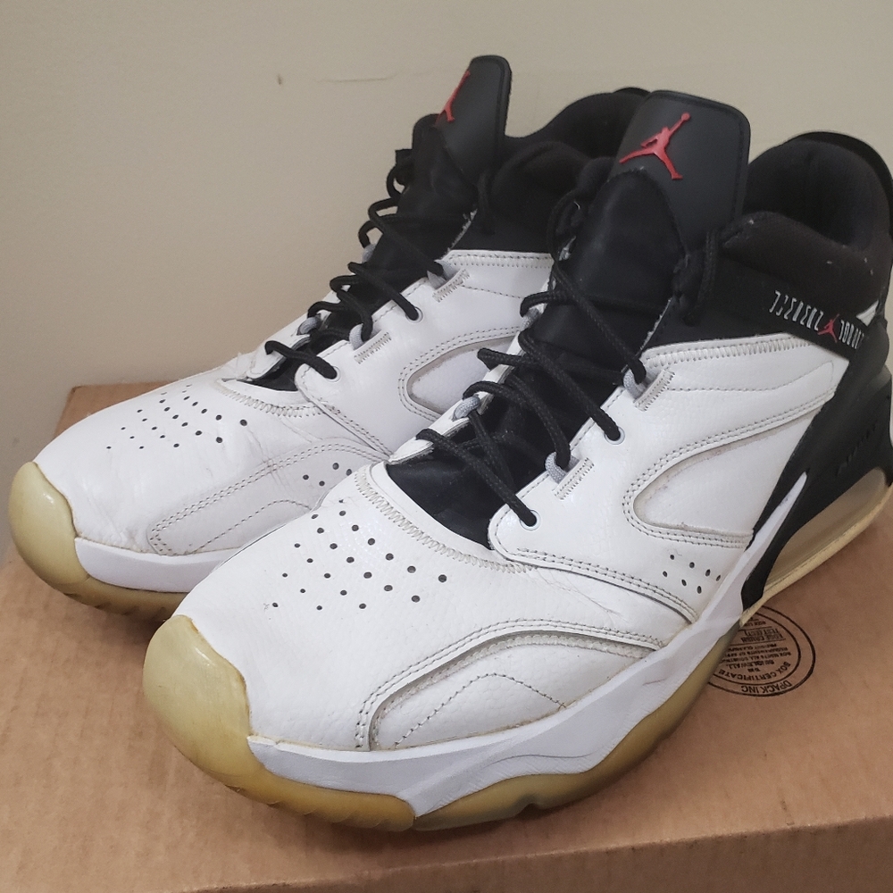 Nike Air Jordan Point Lane ASW. Men's size 14. Black/ White/ University Red